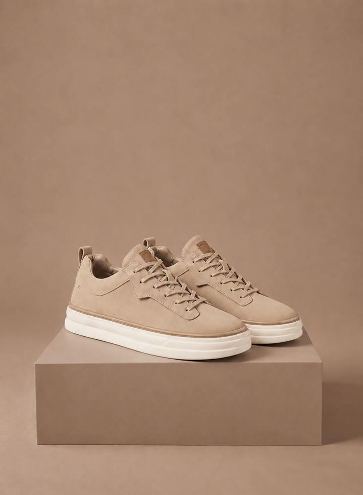 Men's Suede Sneakers – Classic Smart Casual Slip-On