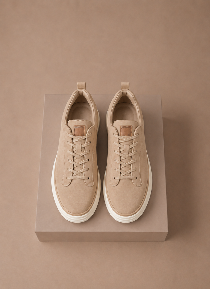 Men's Suede Sneakers – Classic Smart Casual Slip-On