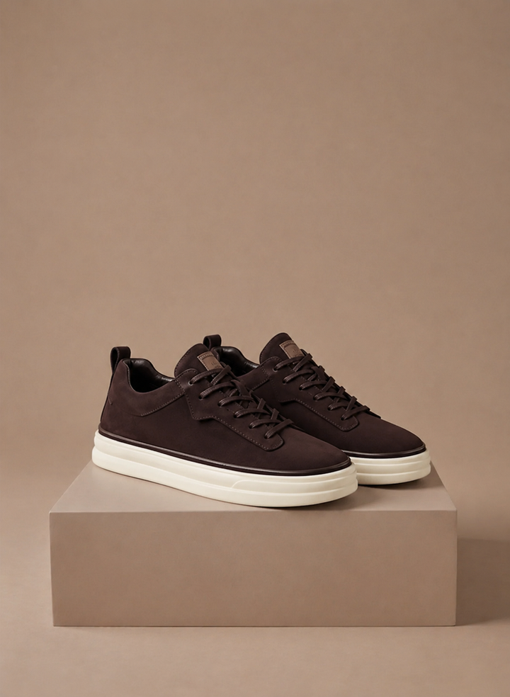 Men's Suede Sneakers – Classic Smart Casual Slip-On