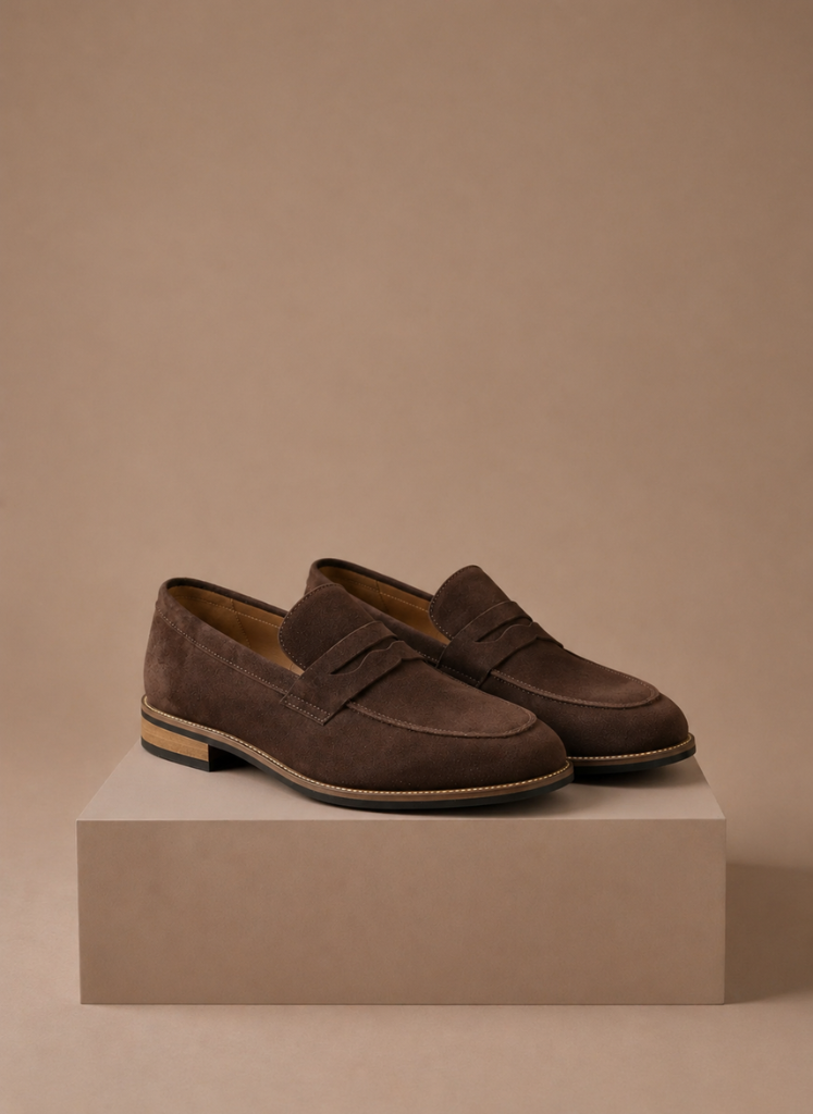 Men's Penny Loafers – Smart Casual & Formal Suede Shoes
