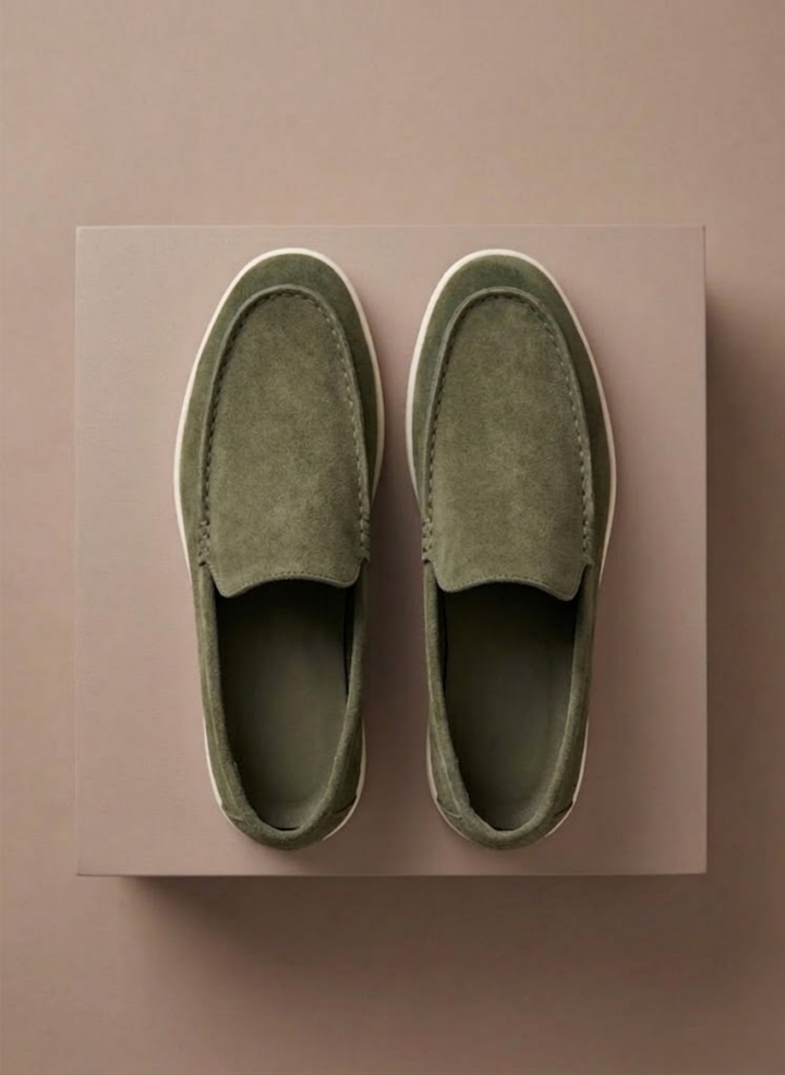 Men's Slip-On Loafers – Lightweight Breathable Walking