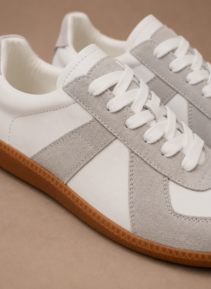 Men's Low-Top Suede Sneakers – Lightweight Casual