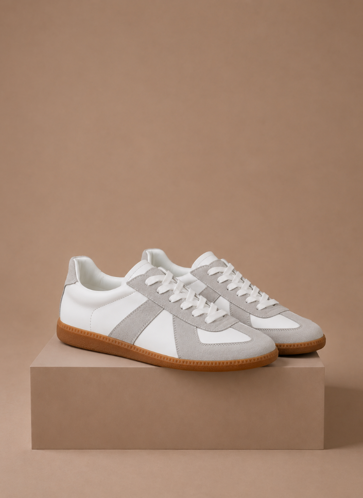 Men's Low-Top Suede Sneakers – Lightweight Casual