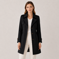 Women’s Trench Coat Classic Collar Lightweight Jacket