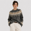 Women's Premium Cashmere Look Pullover Lightweight Warm Knitwear