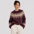 Women's Premium Cashmere Look Pullover Lightweight Warm Knitwear