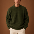 Men's Chunky Knit Crewneck Sweater