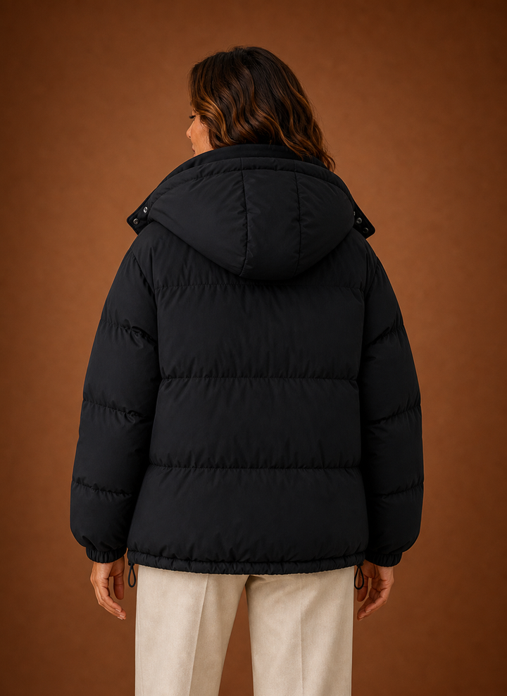 Women's Warm Puffer Jacket - Oversized Winter Coat