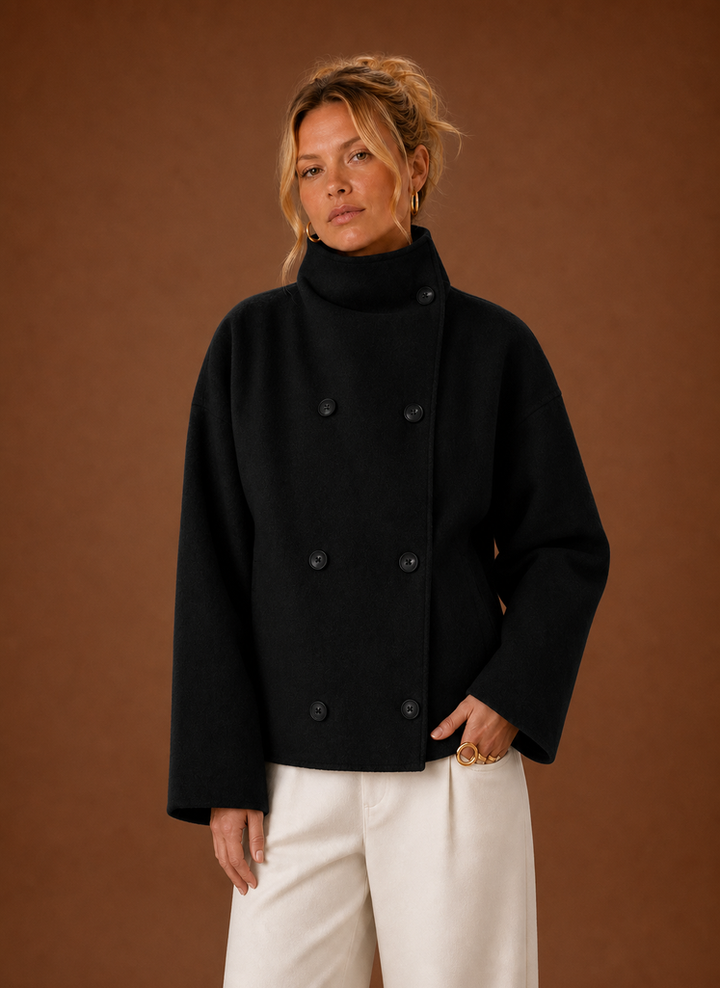 Women's Funnel Neck Jacket - Casual Jacket