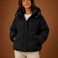 Women's Warm Puffer Jacket - Oversized Winter Coat