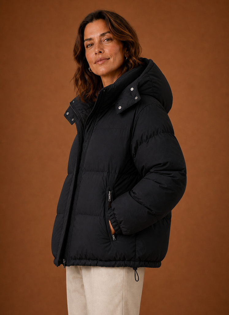 Women's Warm Puffer Jacket - Oversized Winter Coat