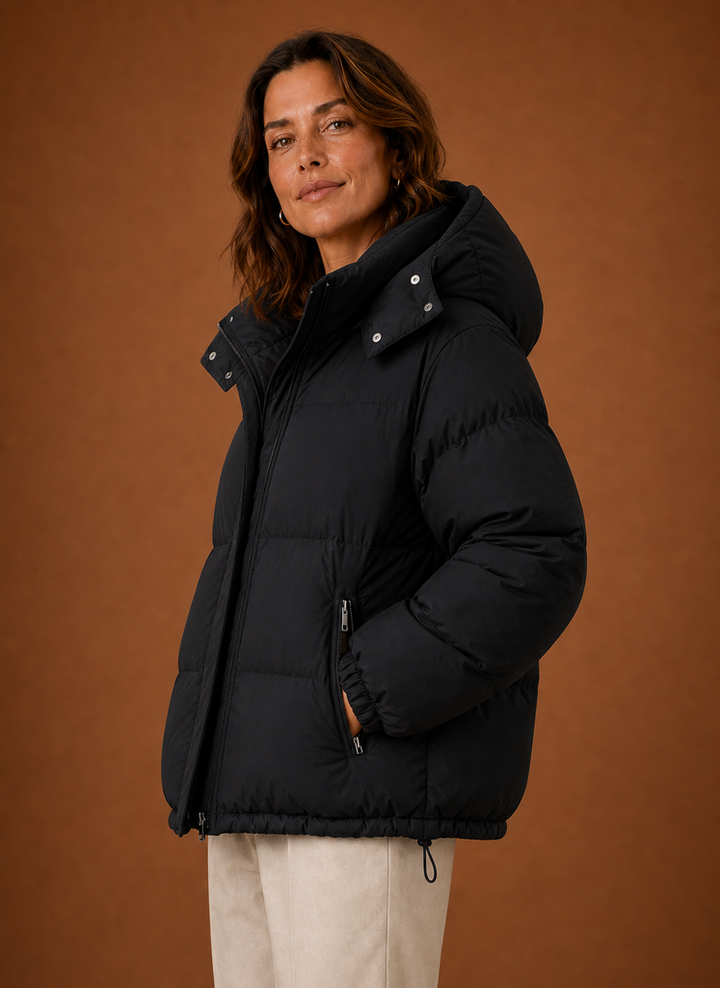Women's Warm Puffer Jacket - Oversized Winter Coat