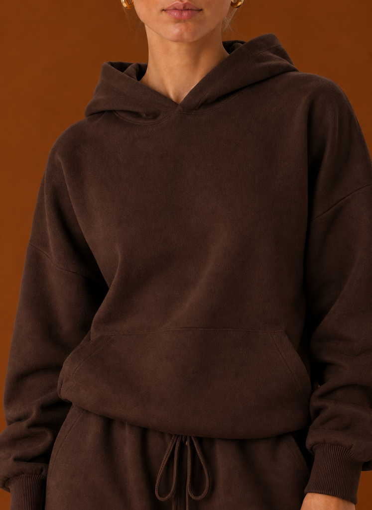 Women's Sweatsuit - Cozy Hoodie & Wide Leg Sweatpants Tracksuit Set