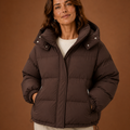Women's Warm Puffer Jacket - Oversized Winter Coat