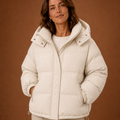 Women's Warm Puffer Jacket - Oversized Winter Coat