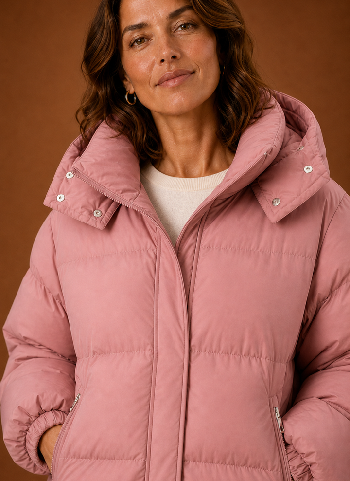 Women's Warm Puffer Jacket - Oversized Winter Coat