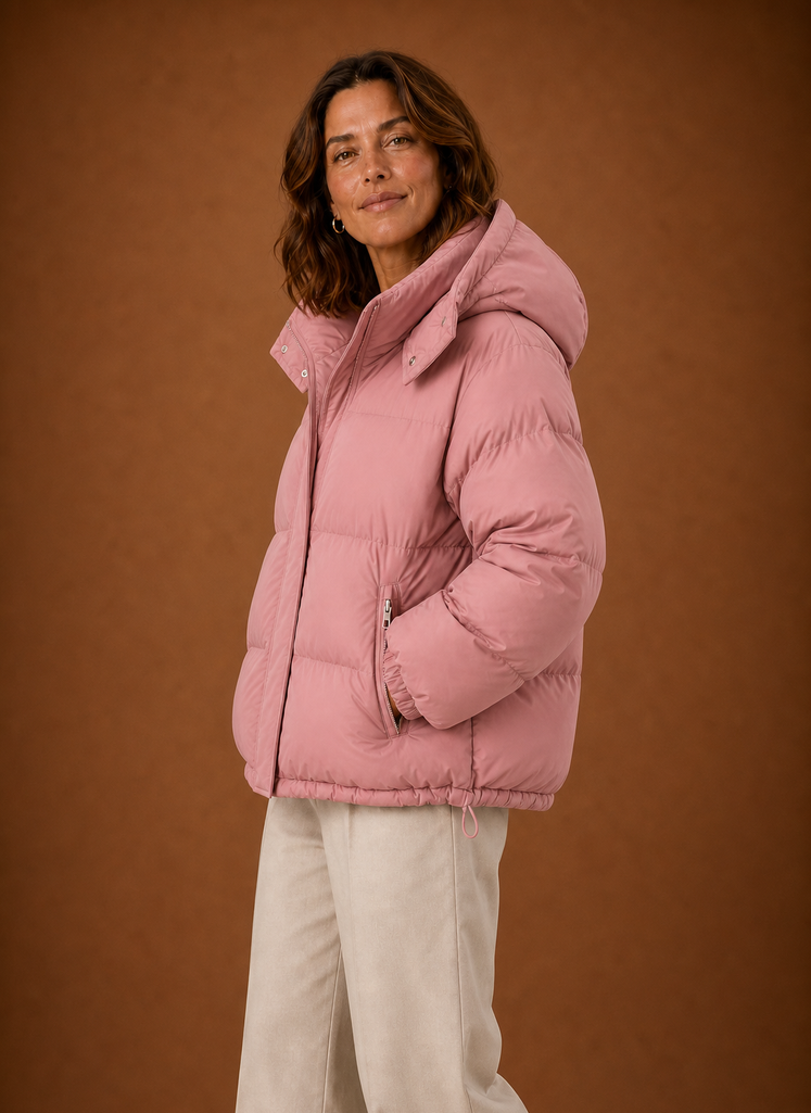 Women's Warm Puffer Jacket - Oversized Winter Coat